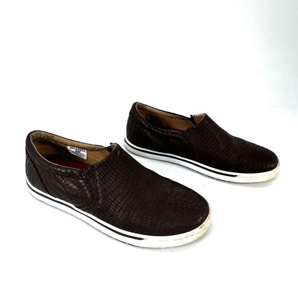Twisted X Men Size 8 Brown Leather Snake Print Almond Toe Slip On Loafers main image 7